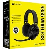 Corsair HS55 Wireless over-ear gaming headset Carbon, Bluetooth, pc