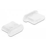 DeLOCK Dust Cover voor USB Type-C (female) beschermdop Wit, 10 stuks