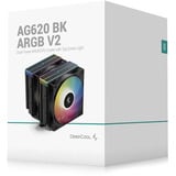 DeepCool AG620 BK ARGB V2 CPU-koeler Zwart