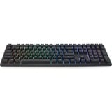Ducky Zero 6108, gaming toetsenbord Zwart, BE Lay-out, Cherry MX2A Speed Silver, RGB leds, ABS, Hot-swappable
