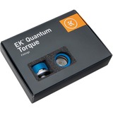 EKWB EK-Quantum Torque 6-Pack HDC 16 - Blue Special Edition verbinding Blauw, 6 stuks