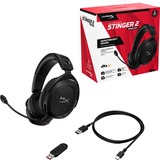 HyperX Cloud Stinger 2 Wireless  over-ear gaming headset Zwart