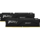 Kingston FURY Beast 16 GB DDR5-5200 (2x 8 GB) werkgeheugen Zwart, KF552C40BBK2-16, XMP 3.0