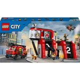 LEGO City - Brandweerkazerne en brandweerauto Constructiespeelgoed 60414