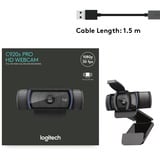 Logitech C920s Pro HD Webcam Zwart