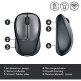 Logitech Wireless Mouse M235 Zwart/grijs, nano-ontvanger
