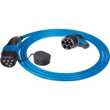 Mennekes Ladek. Mode 3 Typ 2 20A 1PH 4m kabel Blauw/zwart, 4 meter
