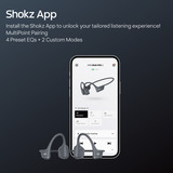 Shokz OpenRun Pro 2 beengeleiding technologie headset Zwart