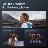 Shokz OpenRun Pro 2 beengeleiding technologie headset Zwart