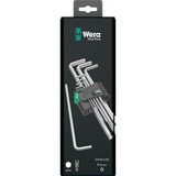 Wera 950/9 Hex-Plus 1 SB Stiftsleutelset, metrisch, verchroomd 9-delig