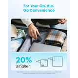 Anker 70W Zolo oplader Zwart, 3x USB-C, 1x USB-A