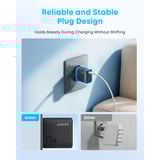 Anker Zolo wired charger 70W Zwart