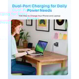 Anker Zolo wired charger 70W Zwart