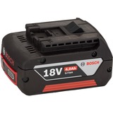 Bosch Accu Li-Ion 18V 4Ah oplaadbare batterij Zwart/rood