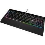 Corsair  K55 RGB PRO XT, gaming toetsenbord Zwart, US lay-out, Membraan, RGB-leds