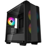 DeepCool CC360 ARGB mini tower behuizing Zwart | 2x USB-A | RGB | Window