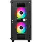 DeepCool CC360 ARGB mini tower behuizing Zwart | 2x USB-A | RGB | Window