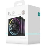 DeepCool FL12 RGB case fans Zwart, 3 stuks, 120 x 120 x 25 mm, PWM