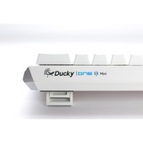 Ducky One 3 Mini RGB mechanisch gaming toetsenbord Wit, BE lay-out (AZERTY), Cherry MX RGB Blue, 60%