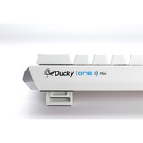 Ducky One 3 Mini White, gaming toetsenbord Wit/zilver, BE Lay-out, Cherry MX RGB Blue, RGB leds, 60%, ABS