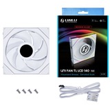 Lian Li UNI FAN TL 140 LCD Reverse Blade RGB case fan Wit, 140 x 144 x 28 mm