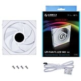Lian Li UNI FAN TL 140 LCD Reverse RGB case fan Wit, 140 x 144 x 28 mm
