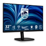 Philips 32B2N3500 31.5" monitor Zwart, 100 Hz, HDMI, DisplayPort, Audio USB-hub