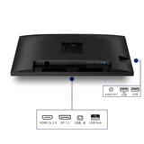 Philips 32B2N3500 31.5" monitor Zwart, 100 Hz, HDMI, DisplayPort, Audio USB-hub