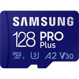 SAMSUNG PRO Plus 128 GB microSDXC (2023)  geheugenkaart UHS-I U3, Class 10, V30, A2