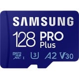 Samsung PRO Plus 128 GB microSDXC geheugenkaart UHS-I U3, Class 10, V30, A2