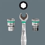 Wera 9608 Dop-magneetstrip B Impaktor Imperial 1 dopsleutel Zwart/groen, 9‑delig