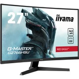 iiyama G-Master Red Eagle G2766HSU-B1 27" Curved gaming monitor Zwart, 165 Hz, HDMI, DisplayPort, USB, Audio, FreeSync