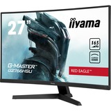 iiyama G-Master Red Eagle G2766HSU-B1 27" Curved gaming monitor Zwart, 165 Hz, HDMI, DisplayPort, USB, Audio, FreeSync