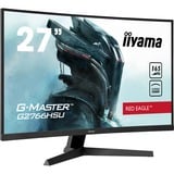iiyama G-Master Red Eagle G2766HSU-B1 27" curved gaming monitor Zwart, 165 Hz, HDMI, DisplayPort, USB, Audio, FreeSync