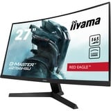 iiyama G-Master Red Eagle G2766HSU-B1 27" curved gaming monitor Zwart, 165 Hz, HDMI, DisplayPort, USB, Audio, FreeSync