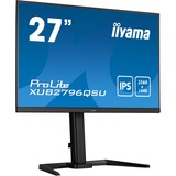 iiyama Prolite XUB2796QSU-B5 27" monitor Zwart, 75Hz, HDMI, DisplayPort, Audio, FreeSync