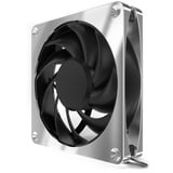 Alphacool Apex Stealth Metal case fan Chroom/zwart, 4-pin PWM fan-connector