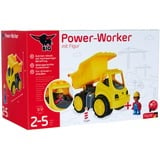 BIG Power-Worker - Kiepwagen + Figuur Speelgoedvoertuig 