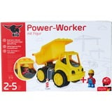 BIG Power-Worker - Kiepwagen + Figuur Speelgoedvoertuig 