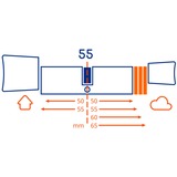 BOLD SX-55 Bold Smart Cylinder elektronisch deurslot 