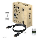 Club 3D Ultra High Speed HDMI 2.1 gecertificeerde kabel male-male Zwart, 2 meter, 4K 120Hz, 8K 60Hz, 48Gbps