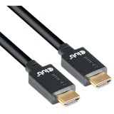 Club 3D Ultra High Speed HDMI kabel Zwart, 2 meter, 4K 120Hz, 8K 60Hz, 48Gbps