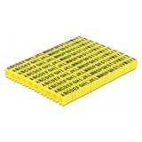 DeLOCK Kabelmarkeerclips A-Z kabelbinder Geel, 260 stuks