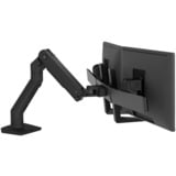 Ergotron HX Desk Dual Monitor Arm monitorarm Zwart