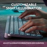 Logitech MX Keys S Advanced Wireless Illuminated Keyboard, toetsenbord Wit, US-International