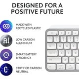 Logitech MX Keys S Advanced toetsenbord Wit, US-International lay-out (QWERTY)
