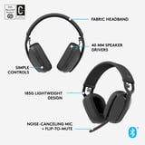 Logitech Zone Vibe 100 over-ear headset Zwart