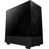 NZXT H5 Elite All Black Tower-behuizing Zwart | USB-C | Window-Kit