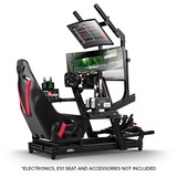 Next Level Racing GT Elite Race Simulator Cockpit Wheel Plate Edition racingsimulator Zwart