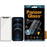 PanzerGlass Camslider screen protector iPhone 12 Pro Max beschermfolie Transparant/zwart